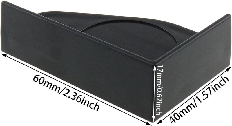 heyous 4PCS Black Plastic Fish Tank Corner Protector Aquarium Glass Angle Cover for Home - Image 3